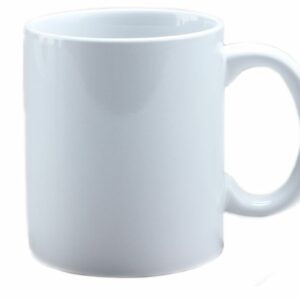 Ceramic White Mugs Pack of 6